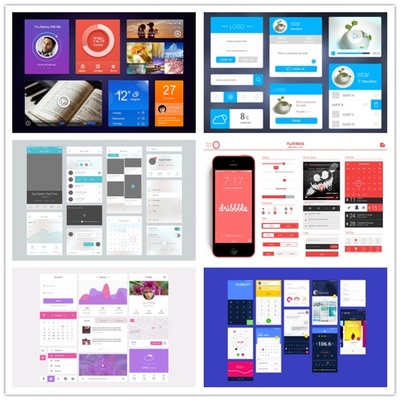 移動(dòng)無(wú)線(xiàn)端APP手機(jī)軟件功能組件UI模塊按鈕圖標(biāo)元素材設(shè)計(jì)PSD模板